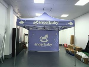 Carpa Hexagonal Plegable, Estructura de Carpa de Pared, Toldo de Jardín, Carpa para Fiestas, Exposiciones, Ferias Comerciales, Impermeable de Una Sola Capa, 5 m - Product Image 2