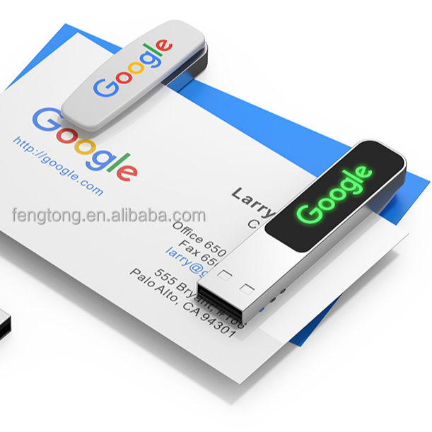 Best High-Speed USB2.0 USB3.0 16GB 32GB Pendrive Real Full Capacity Factory Clip USB Flash Memory with LED Logo