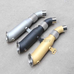 أنبوب عادم من الفولاذ المقاوم للصدأ 304 بطلاء سيراميك 4.5 بوصة لسيارات BMW B58 الفئة 1/<span class=keywords><strong>2</strong></span>/<span class=keywords><strong>3</strong></span>/4/5/7 ذات الدفع الخلفي - Product Image 2