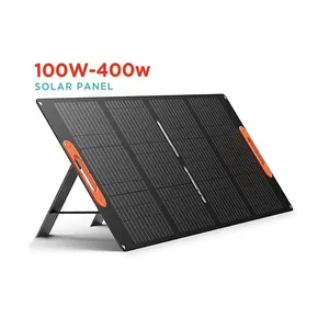 Power Bank Panel surya lipat, penyimpanan energi 200w, Panel surya portabel fleksibel dapat dilipat