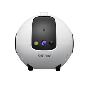กล้องวงจรปิดไร้สาย SriHome 4MP สำหรับภายในบ้าน ระบบรักษาความปลอดภัยอัจฉริยะ พร้อมเซ็นเซอร์ตรวจจับความเคลื่อนไหว สำหรับเด็กและสัตว์เลี้ยง แบตเตอรี่ 10000mAh ดีไซน์ทรงกระบอก - Product Image 4