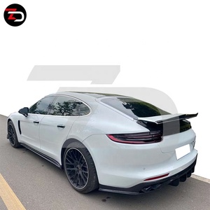 2017-2019 Panamera 971 Carbon FIber Front Lip Diffuser Side Skirts ZD Design <strong>Body</strong> <strong>Kit</strong> - Product Image 6