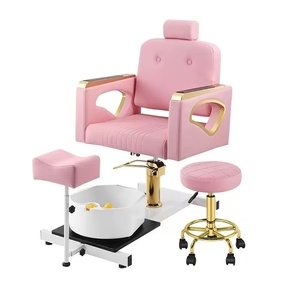Luxury Pedicure <b>Chair</b> <b>Reclining</b> Foot Spa <b>Chair</b> Hydraulic Nail <b>Massage</b> Salon <b>Chair</b> for Beauty Salon Nail Shop - Product Image 4