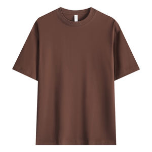 高品質 230g ヘビーウェイト オーバーサイズ <span class=keywords><strong>T</strong></span>シャツ 100% コットン クルーネック 半袖 カジュアルスタイル ユニセックス プラスサイズ 無地<span class=keywords><strong>T</strong></span>シャツ - Product Image 4