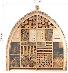 Luxe Insectenhotel Xxl 101X23X109 Cm In Boogvorm - Product Image 5