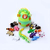 Ensemble de jouets animaux 3D imprimés de haute qualité, mignons et mobiles, avec surprise d'éclosion, modèle éducatif amusant 013, fabriqué en Chine