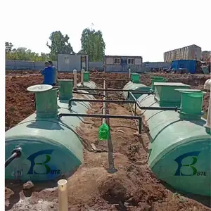 FRP Storage Tanks Water Machine Package Sewage Treatment Plant Device Septic Tank