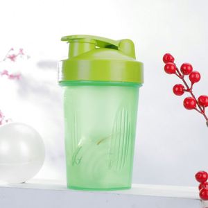 Colorful <b>Plastic</b> Protein Shaker with Hinged Lid Bpa Free Waterproof Reusable for Gym and Travel Unisex Modern Design - Product Image 4