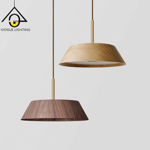 Nuova Lampada a Sospensione di Design 2022 in Rovere Bianco/Noce Nero, Lampadari Unici in Macramè per Camera da Letto - Product Image 1
