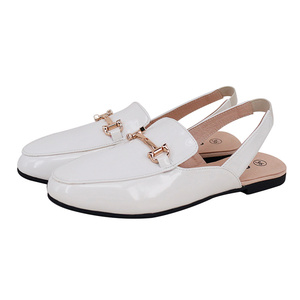 Sandales plates d'été en cuir véritable Choozii pour <span class=keywords><strong>femme</strong></span> avec bande élastique, <span class=keywords><strong>mocassins</strong></span> classiques pour <span class=keywords><strong>femme</strong></span>, sandales à enfiler pour <span class=keywords><strong>femme</strong></span> <span class=keywords><strong>2022</strong></span> - Product Image 4