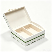 Caja de Regalo Rígida con Tapa Abatible, Fabricada con Materiales Reciclados Ecológicos, Laminación Brillante, Estampado en Caliente, Ventana de Cartón, Embalaje Portátil con Relieve