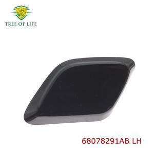 Cubiertas de boquillas de lavado de faros para Jeep Grand Cherokee 68078291AB LH 68078290AB RH, de plástico, con clip para el embellecedor del parachoques delantero - Product Image 5