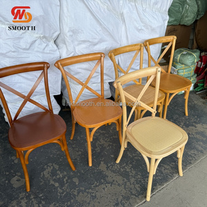 SMOOTH Wooden <b>Stackable</b> Banquet Party Event Furniture X Back <b>Dining</b> <b>Chairs</b> Cross Back <b>Chairs</b> for Wedding <b>Chairs</b> - Product Image 3