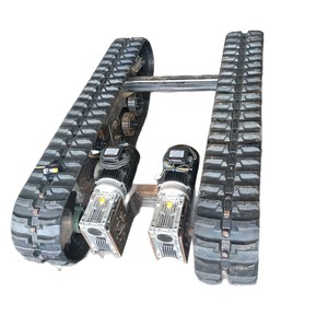 Châssis électrique sur chenilles 48 V avec moteur et télécommande sans fil pour engins de terrassement - Product Image 5