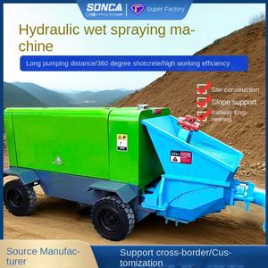 Songjia Tunnel Concrete Wet Shotcreting <b>Machine</b> Trolley Hydraulic Automatic Concrete Sprayer Foundation Pit Reinforcement <b>Mortar</b> - Product Image 5