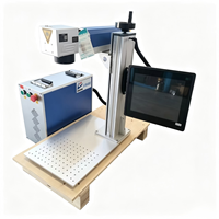 Machine de découpe laser à fibre JPT 60W pour la pierre, le métal, le plastique, le verre, l'équipement d'impression de logo sur pierre
