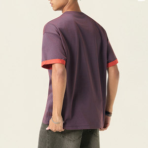 T-shirt da uomo in cotone 100% lavorato a maglia, stile nuovo 2026, di alta qualità, firmata, alla moda, stampata, casual, sportiva - Product Image 3
