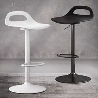 Chaise de bar haute en polypropylène avec structure métallique, excellente qualité, prix de gros, pour salon de thé et bar