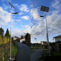 Lampadaire solaire LED extérieur étanche tout-en-un Xiuben pour projets routiers municipaux 50W 80W 100W 120W