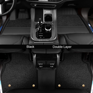 Pour BMW 1 3 6 7 X3 X5 X1 <span class=keywords><strong>Mini</strong></span> E46 E60 E39 Tapis de sol de voiture sur mesure, matériau ECO, cuir véritable pour sièges avant et arrière - Product Image 5