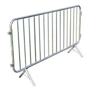 fast selling enforcing lines Metal Barricades 2500 x 1100 mm interlock