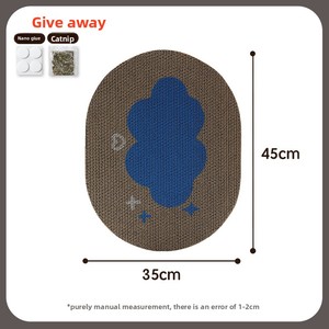 Kedi tırmalama direği karton kedi yatağı oluklu kağıt tırmalama pedi kediler için yavru kedi pençe bileme yüksek kaliteli evcil hayvan malzemeleri - Product Image 6