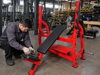 MRD Commercial Incline Bench Press Machine Heavy Duty Plate Loaded Upper Chest Trainer for Gym