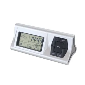 Iç sıcaklık ve sıcaklık trendi saat hava durumu ile zaman takvim ekran dijital alarmlı saat saat elektronik ABS