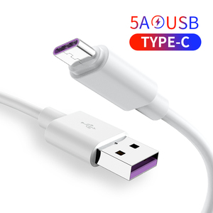 Cable USB Tipo C de 1m 2M, Carga Rápida 5A 3.0 para Huawei, Cable USB-C, Cable de Carga Rápida, Cable de Datos para Teléfono Tipo-C - Product Image 2