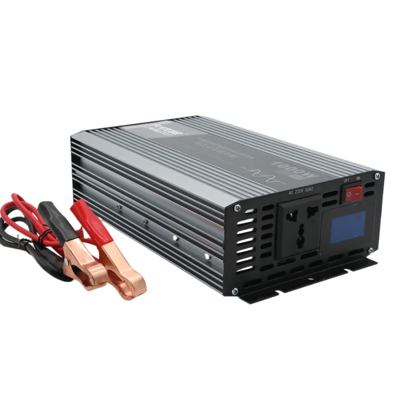 1000 واط العاكس تردد السلطة العاكس DC 24V إلى AC 220V 230V محول مع شاشة الكريستال السائل