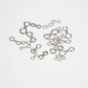 Çok boyutu balıkçılık bağlayıcı paslanmaz çelik pirinç Splay yüzük Rig kanca askı 8 şekil tel gözler platin halkalar - Product Image 2