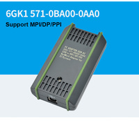 AMSAMOTION 6GK1571-0BA00-0AA0 Cable de Programación USB-MPI para Siemens S7-200/300/400 PLC MPI PPI DP Adaptador USB para PC