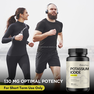 Kalium Jod Tablette 130mg pro Portion Kalium Lodid Pillen 120 Tabletten Nahrungs ergänzungs mittel Immunität & Schilddrüse Unterstützung - Product Image 6