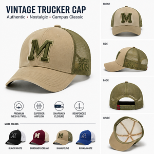 Gorra de béisbol de malla transpirable estilo hip hop urbano para hombre, gorra trucker informal con visera de personaje. - Product Image 3