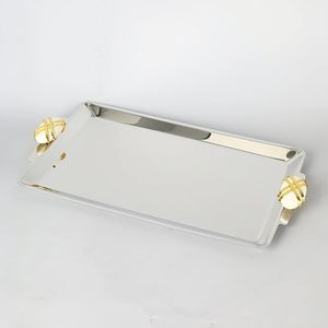 Bandeja de Servicio para Aperitivos y Café, Diseño Elegante, Decorativa, para Fiestas, Hogar, Restaurante, Hotel, Venta Caliente - Product Image 1