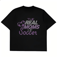 Transfert de strass personnalisé, design de football en strass, transfert thermique pour t-shirts