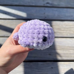 Hot Bán 100% Bông Tùy Chỉnh Crochet Cá Voi Mô Hình Handmade Nhồi Crochet Cá Voi Đồ Chơi - Product Image 5