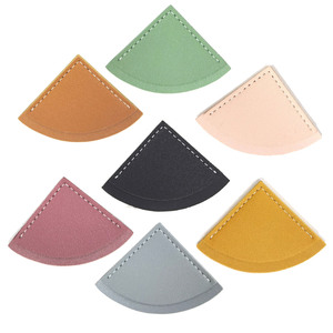 Sector Leather Bookmark Stickers, PU Bookmarks Available in Stock Customization of LOGO, Multiple Styles,