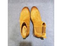 Bottes Chelsea classiques en cuir de vachette souple pour homme, style automne/hiver, hauteur cheville, antidérapantes, à enfiler