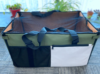 Sac de transport pliable toutes saisons pour chat et chien, grande capacité, lavable, accessoire de voyage pour voiture
