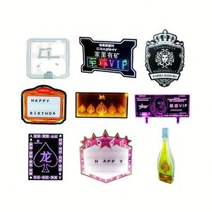 Bar boîte de nuit personnalisé Led écran défilant lettre signe babillard VIP bouteille affichage Glorifiers service d'alcool présentateur - Product Image 1