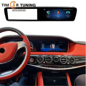 Display Android Esteso da 12,3 Pollici per Cruscotto Auto, Doppio Schermo Touch, Retrofit per Mercedes-Benz Classe S W222 2014-2017 - Product Image 1