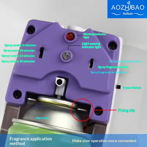 고품질 플라스틱 PP 가정용 호텔 사무실 도매 배터리 작동 벽걸이형 자동 에어로졸 방향제 - Product Image 6