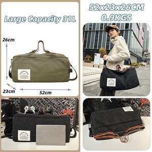 <span class=keywords><strong>Bolsa</strong></span> de Viaje Deportiva, Resistente a Salpicaduras, con Asa Resistente, Bolsillo Antirrobo, Cierre Robusto, <span class=keywords><strong>para</strong></span> Viajes Cortos, Disponible en Stock - Product Image 2
