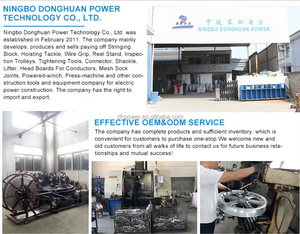 Hợp kim Cáp mặt đất xâu chuỗi Con lăn ròng rọc khối công cụ truyền tải điện cho dây nối đất OEM tùy chỉnh - Product Image 6