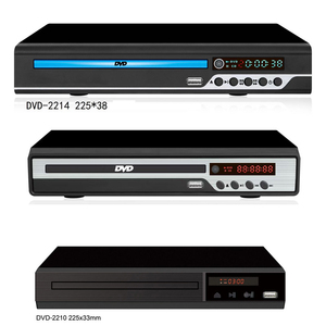 Lecteur DVD Home Cinéma HD 1080P avec mise à l'échelle des résolutions, lecteur CD/VCD avec port USB, sortie AV et télécommande pour téléviseur et moniteur - Product Image 5