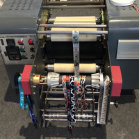 Rouleaux de ruban machines mini rotative double chauffage transfert satin lanière presse à chaud