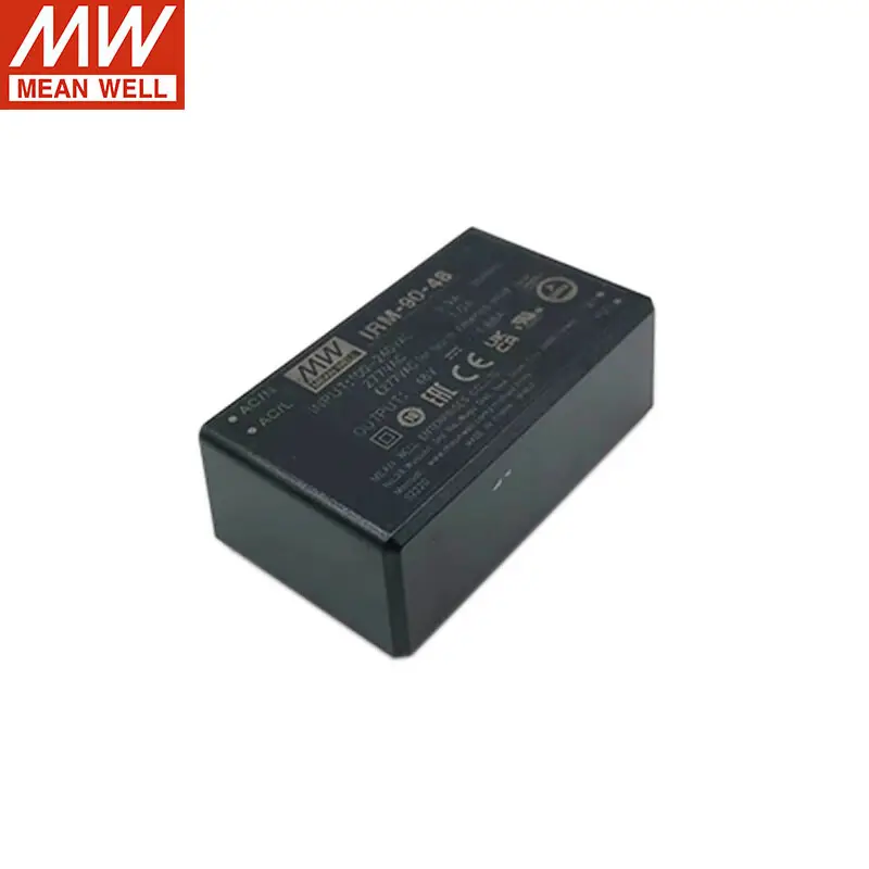 Gemiddelde Goed IRM-90-48 Voeding 6V 15V 24V 48V Smps Open Frame Meanwell Voeding Psu