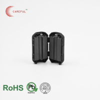 SCRC 50C Ni-Zn Snap-on Split Ferrite Core ID 5mm Easy Install EMI Cable Choke Filter RoHS for Small Device Cable