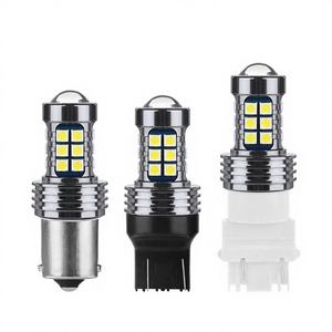 ไฟเบรคหลังรถยนต์ LED 3030 27SMD สีขาวนวล 12V ความสว่างสูง สภาพใหม่ รุ่น 1156/7440/T15 พร้อมเลนส์ - Product Image 3
